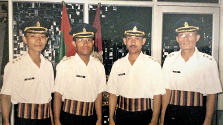 The four Doctors from RIMS, Manipur at AMC Centre and School, Lucknow