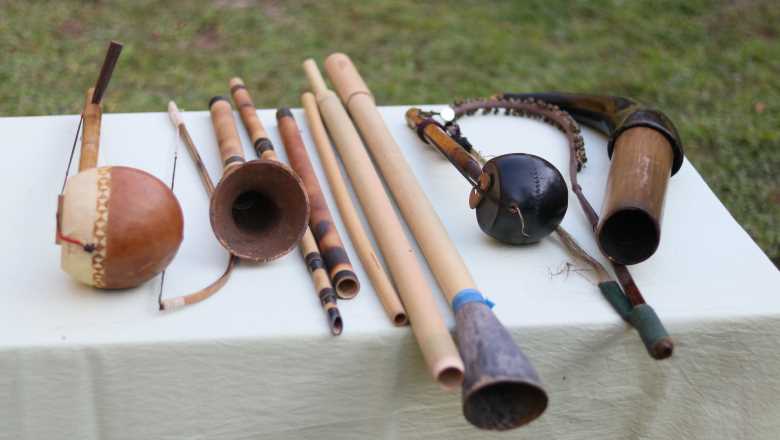 Traditional musical instruments of various communities in Manipur (PHOTO: IFP Image) 