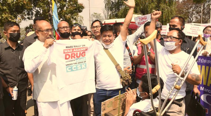 war against drugs n biren singh