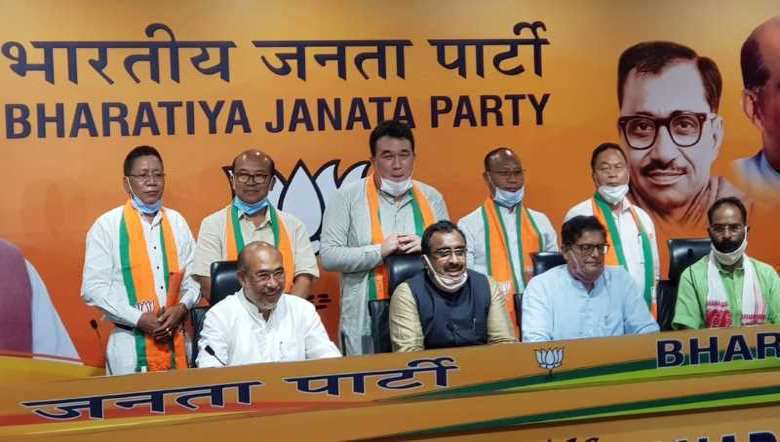 Five former Congress members join BJP in Manipur