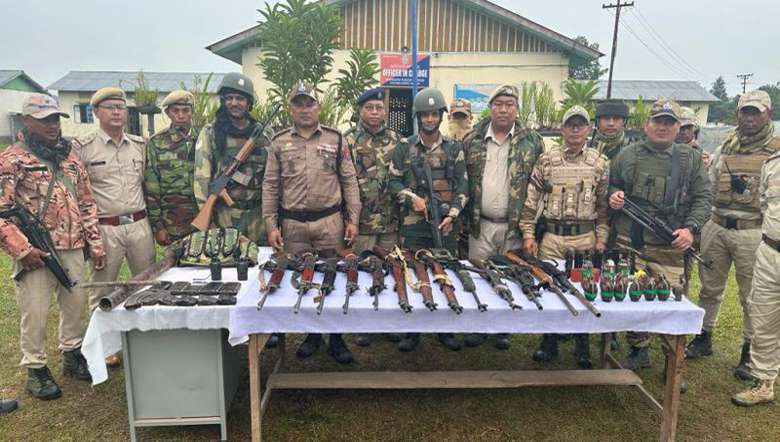 Manipur: Huge cache of arms, ammunition recovered from three locations