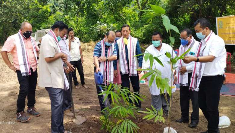 Union Minister inaugurates mass bamboo plantation at Manipur's Mapao ...